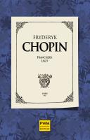Fryderyk Chopin. Autor: Liszt Franciszek. SmakLiter.pl Okładka książki Fryderyk Chopin