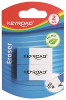 Opakowanie Gumka Keyroad wielofunkcyjna niebiesko-biała 2 sztuki blister