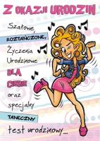 Karnet Comic B6 + koperta wzór nr 12 Urodziny. Wydawca: STAMP. SmakLiter.pl Opakowanie Karnet Comic B6 + koperta wzór nr 12 Urodziny