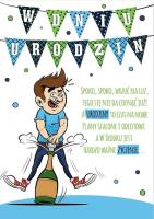 Karnet Comic B6 + koperta wzór nr 28 Urodziny. Wydawca: STAMP. SmakLiter.pl Opakowanie Karnet Comic B6 + koperta wzór nr 28 Urodziny