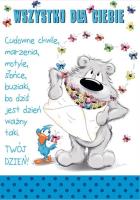 Karnet Happy B6 + koperta wzór nr 18. Wydawca: STAMP. SmakLiter.pl Opakowanie Karnet Happy B6 + koperta wzór nr 18