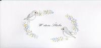 Opakowanie Karnet Ślub DL S32 - Ptaki
