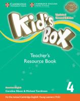 Kid's Box 4 Teacher's Resource Book with Online Audio American English. Autor: Escribano Kathryn, Nixon Caroline, Tomlinson Michael. SmakLiter.pl Okładka książki Kid's Box 4 Teacher's Resource Book with Online Audio American English