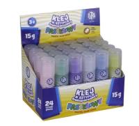 Opakowanie Klej w sztyfcie 15g transparenty pastelowy (24szt)