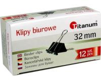 Opakowanie Klipy biurowe 32mm 12szt