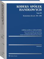 Okładka książki Kodeks spółek handlowych Tom 3
