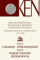 Komisja Edukacji Narodowej 1773-1794. Autor: Katarzyna Dormus. SmakLiter.pl Okładka książki Komisja Edukacji Narodowej 1773-1794