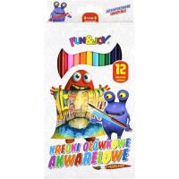 Opakowanie Kredki ołówkowe akwarelowe z pędzelkiem 12 kolorów