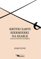 Okładka książki Krótki zarys szermierki na szable