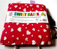 Okładka książki Książeczka sensoryczno-manipulacyjna. Świat bajek