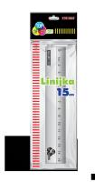 Opakowanie Linijka aluminiowa 15cm