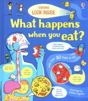 Look Inside What Happens When You Eat. Autor: Emily Bone. SmakLiter.pl Okładka książki Look Inside What Happens When You Eat