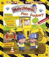 Mały chłopiec. Plac budowy. Książka z zadaniami. Autor: Alexis Nesme, Agathe Clair. SmakLiter.pl Okładka książki Mały chłopiec. Plac budowy. Książka z zadaniami