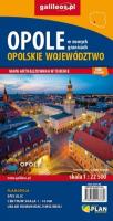 Mapa - Woj. opolskie/Opole 1: 22 500. Autor: Opracowanie zbiorowe. SmakLiter.pl Okładka książki Mapa - Woj. opolskie/Opole 1: 22 500