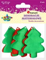 Opakowanie Materiałowe choinki 6szt