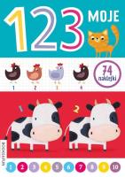Okładka książki Moje 123 z naklejkami