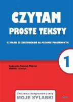 Okładka książki Moje sylabki - Czytam proste teksty cz.1