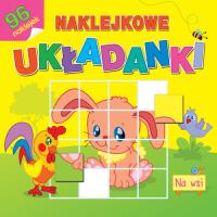 Okładka książki Naklejkowe układanki. Na wsi