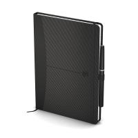 Okładka książki Notatnik Oxford Signature A5 80k krata czarny