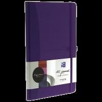 Okładka książki Notatnik Oxford Signature A5 80k krata fioletowy