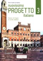 Nuovissimo Progetto italiano 3 Quaderno degli esercizi C1. Autor: Cernigliaro Maria Angela. SmakLiter.pl Okładka książki Nuovissimo Progetto italiano 3 Quaderno degli esercizi C1