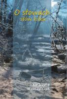 O słowach słów kilka. Autor: Katarzyna Wawrzyńczak. SmakLiter.pl Okładka książki O słowach słów kilka