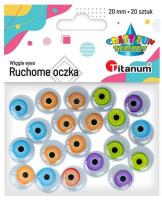 Opakowanie Oczy Animals mix 20mm 20szt
