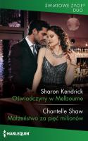Oświadczyny w Melbourne. Autor: Kendrick Sharon. SmakLiter.pl Okładka książki Oświadczyny w Melbourne