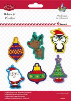 Opakowanie Ozdoby termokurczliwe Boże Narodzenie mix 6szt.