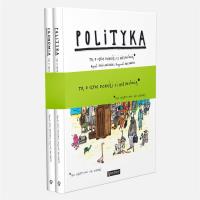 Pakiet: Ekonomia / Polityka. To, o czym dorośli ci ie mówią. Autor: Boguś Janiszewski, MAX SKORWIDER. SmakLiter.pl Okładka książki Pakiet: Ekonomia / Polityka. To, o czym dorośli ci ie mówią