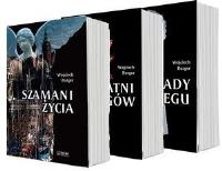 Pakiet: Ślady na śniegu/Szamani życia/Ostatni.... Autor: Burger Wojciech. SmakLiter.pl Okładka książki Pakiet: Ślady na śniegu/Szamani życia/Ostatni...