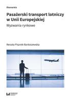 Okładka książki Pasażerski transport lotniczy w Unii Europejskiej