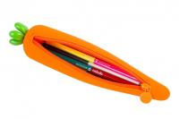 Opakowanie Piórnik silikonowy w kształcie marchewki NEBULO