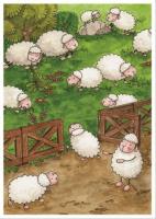 Pocztówka z kolorowanką - Kto wejdzie. Autor: Katarzyna Rymorz. SmakLiter.pl Okładka książki Pocztówka z kolorowanką - Kto wejdzie