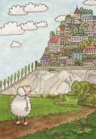 Pocztówka z kolorowanką - Nie zawali się dom. Autor: Katarzyna Rymorz. SmakLiter.pl Okładka książki Pocztówka z kolorowanką - Nie zawali się dom