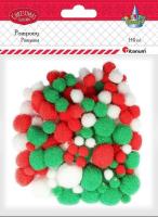 Opakowanie Pompony poliestrowe mix 140szt.