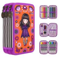 Opakowanie Potrójny Piórnik z wyposażeniem - Cobwebs