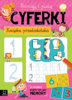 Okładka książki Poznaję i piszę cyferki. Książka przedszkolaka