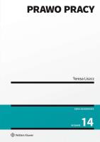 Prawo pracy. Autor: Liszcz Teresa. SmakLiter.pl Okładka książki Prawo pracy