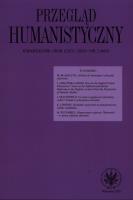 Okładka książki Przegląd Humanistyczny 2/2020