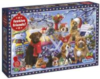 Puzzle 150 Świąteczni przyjaciele G3. Wydawca: Gibsons. SmakLiter.pl Opakowanie Puzzle 150 Świąteczni przyjaciele G3