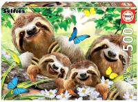 Puzzle 500 Rodzina leniwców G3. Wydawca: Educa. SmakLiter.pl Opakowanie Puzzle 500 Rodzina leniwców G3