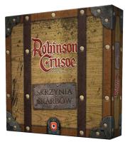 Robinson Crusoe: Skrzynia Skarbów PORTAL. Autor: Portalgames. SmakLiter.pl Okładka książki Robinson Crusoe: Skrzynia Skarbów PORTAL