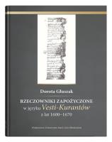 Okładka książki Rzeczowniki zapożyczone w języku Vesti-Kurantów