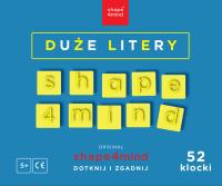 Okładka książki Shape4mind. Duże litery