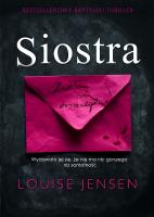 Siostra wyd. 2. Autor: Louise Jensen. SmakLiter.pl Okładka książki Siostra wyd. 2