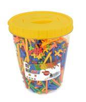 Opakowanie Słomki konstrukcyjne 1000 elementów Kubeł