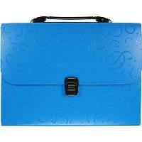 Opakowanie Teczka A4 z rączką 12 przegródek wzory czerwona