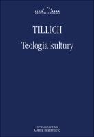 Teologia kultury. Autor: Tillich Paul. SmakLiter.pl Okładka książki Teologia kultury
