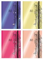 Okładka książki Terminarz wyjątkowej dziewczyny 2021 mix kolorów